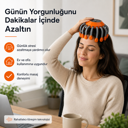 Migren ve Baş Ağrısı Masaj Aleti | Derin Rahatlama