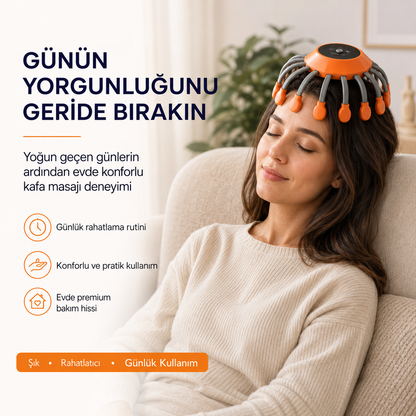 Migren ve Baş Ağrısı Masaj Aleti | Derin Rahatlama